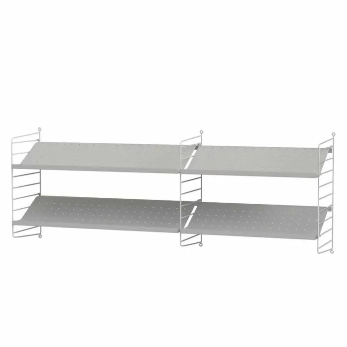 String schoenenkast combinatie 3-Grijs Merkproduct