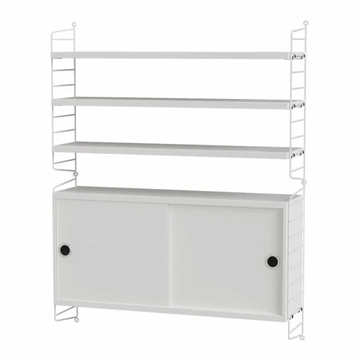 String opbergkast combinatie 3-Wit-Wit Direct Beschikbaar