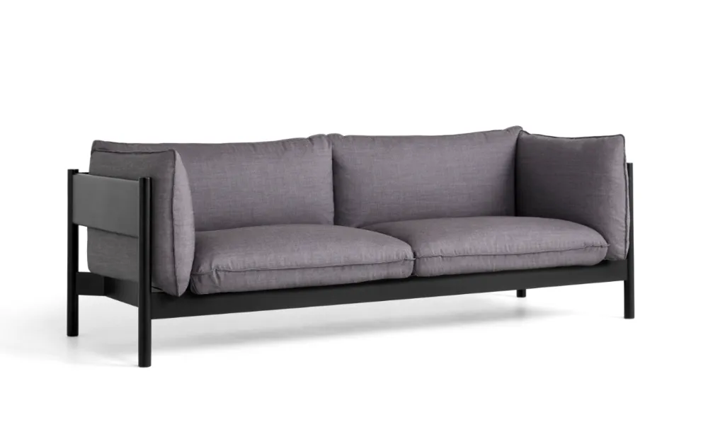 HAY Arbour 3-zits bank water-based onderstel-Black - Remix 266 Koop Vandaag