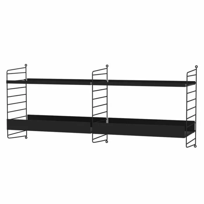 Favoriet String wandrek combinatie 2-Zwart