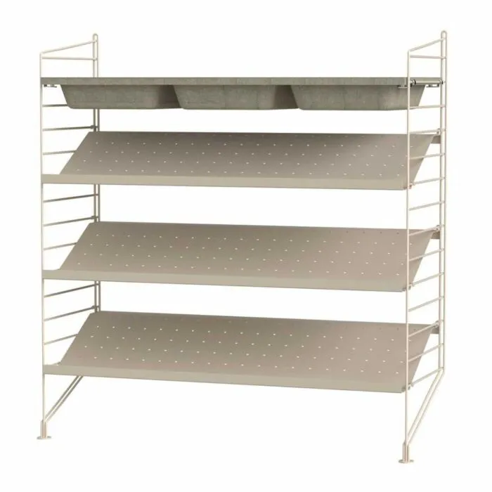 Dagaanbieding String schoenenkast combinatie 4-Beige