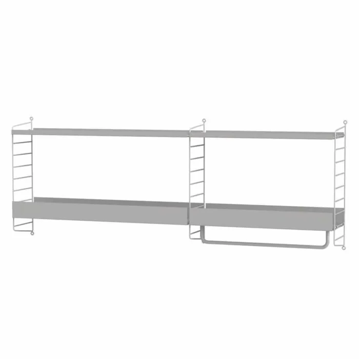 Beperkt Aanbod String wandrek combinatie 5-Grijs