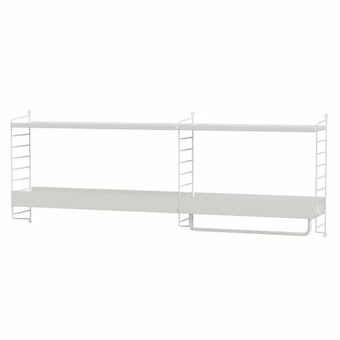 Nieuw String wandrek combinatie 5-Wit