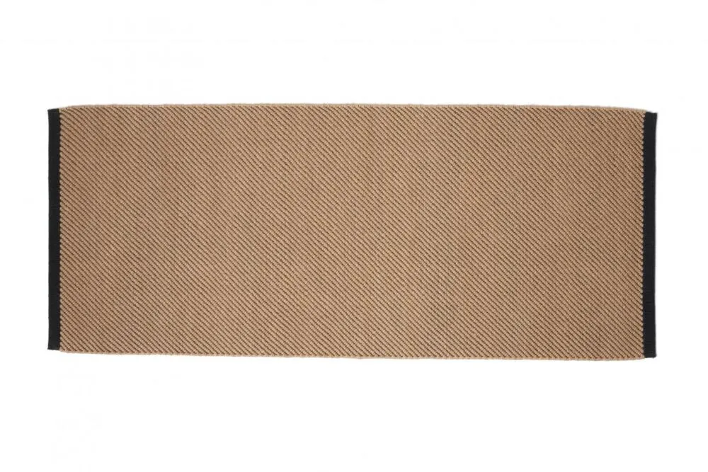 Speciale Aanbieding HAY Bias Rug vloerkleed-Cappuccino-80x200 cm