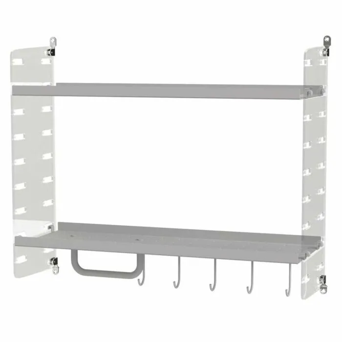 Tijdelijk Beschikbaar String wandrek combinatie 7-Grijs