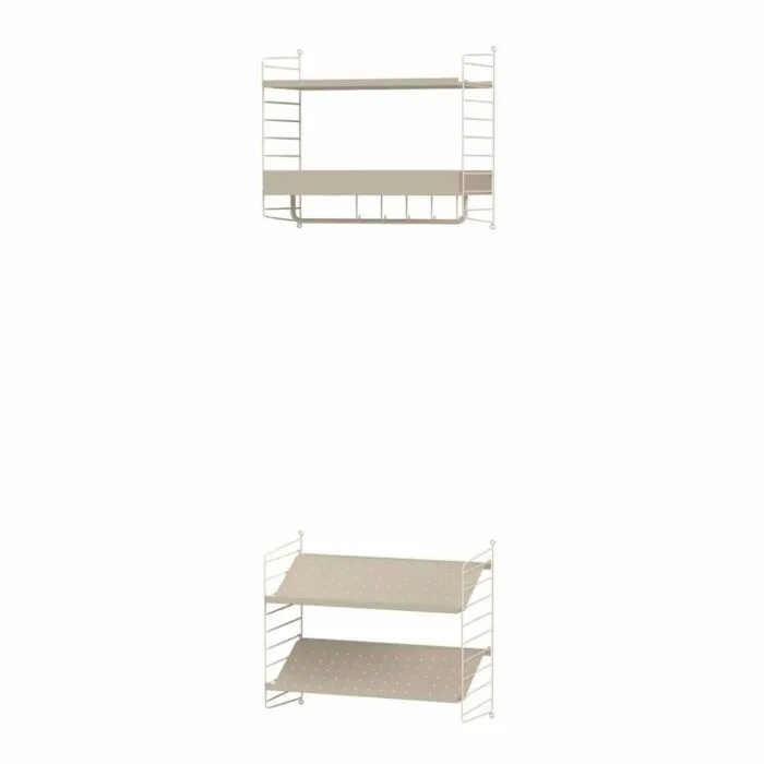 Aanbieding String kapstok combinatie 4-Beige