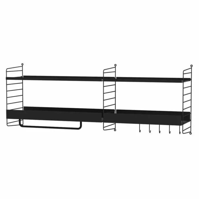 String wandrek combinatie 8-Zwart Dagaanbieding