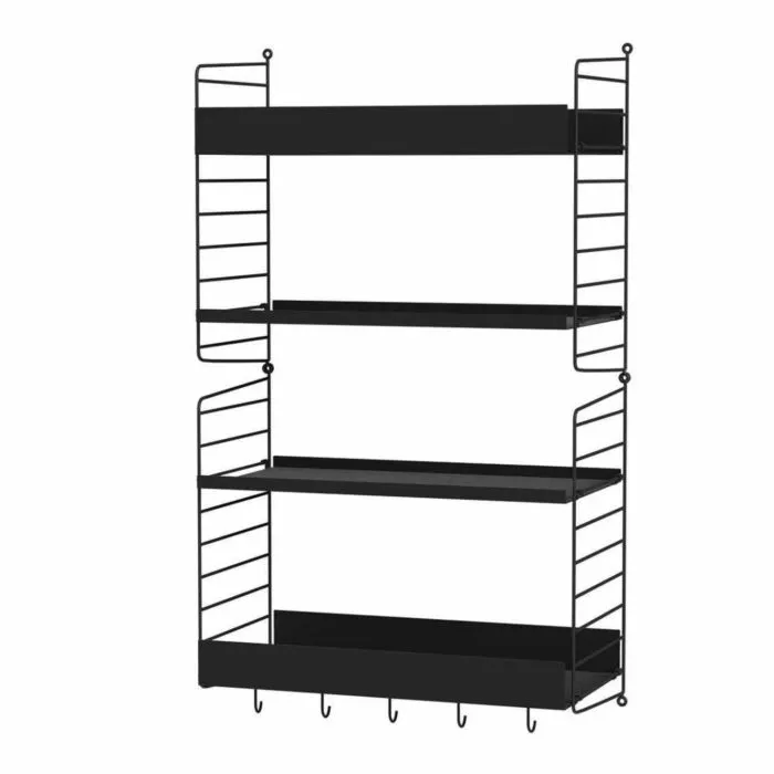 Superprijs String wandrek combinatie 9-Zwart