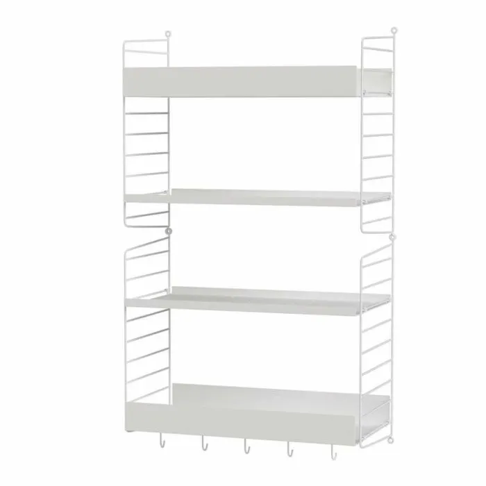 Exclusieve Aanbieding String wandrek combinatie 9-Wit