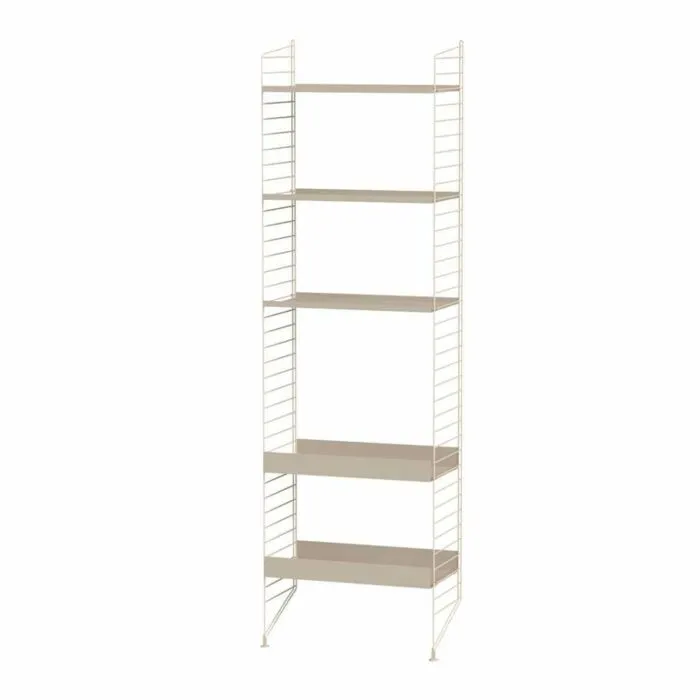 Lage Prijs String opbergkast combinatie 9-Beige