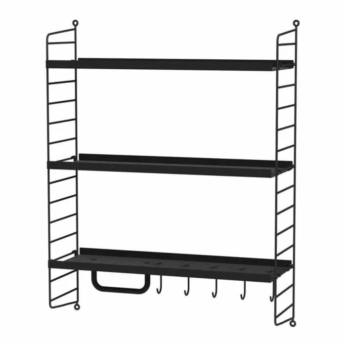 Weekendaanbieding String wandrek combinatie 11-Zwart