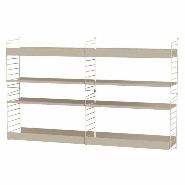 Tijdelijk Beschikbaar String opbergkast combinatie 10-Beige