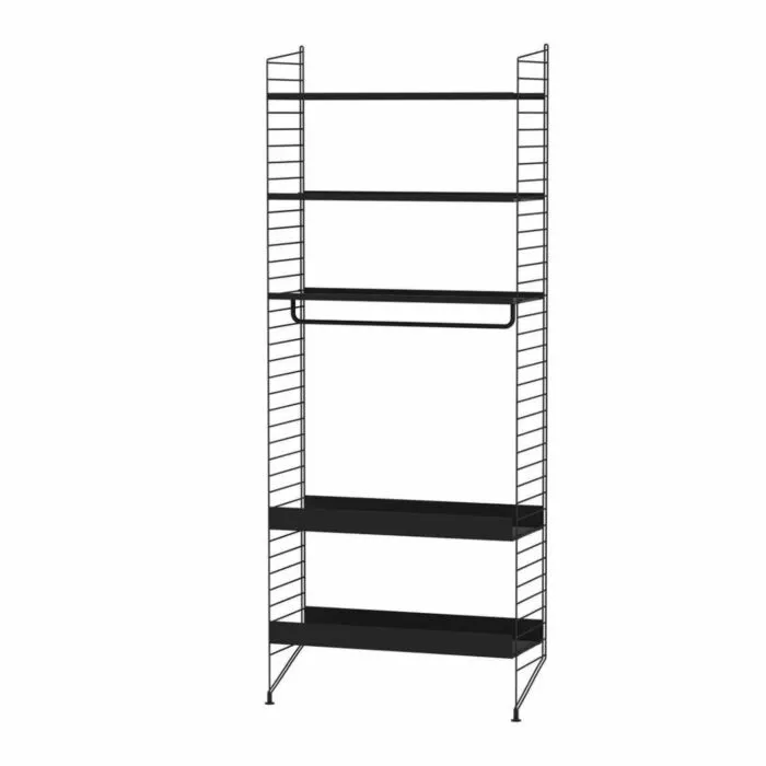 Aanbieding String opbergkast combinatie 11-Zwart