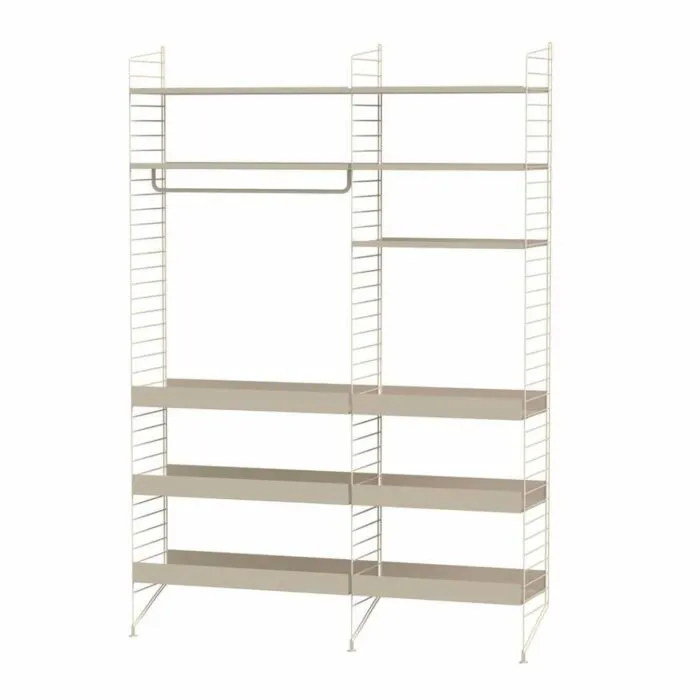 Exclusieve Aanbieding String opbergkast combinatie 12-Beige