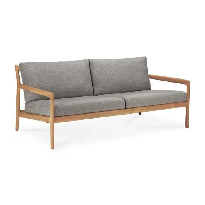 Betrouwbaar Ethnicraft Jack Teak Outdoor 2-zits bank-Mocca