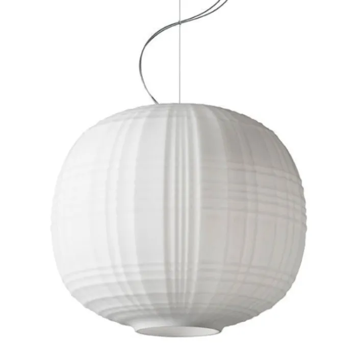 Foscarini Tartan LED hanglamp-Wit Favoriet