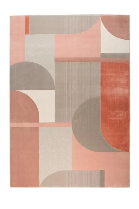 Dagaanbieding Zuiver Hilton vloerkleed-Grijs/roze-160x230 cm