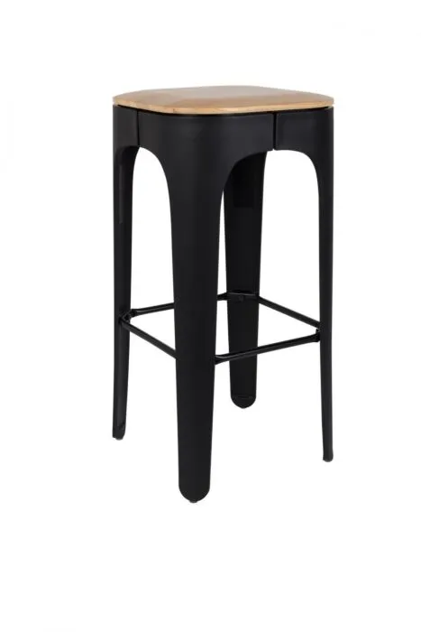vanHarte Up-High barkruk-Black Superprijs