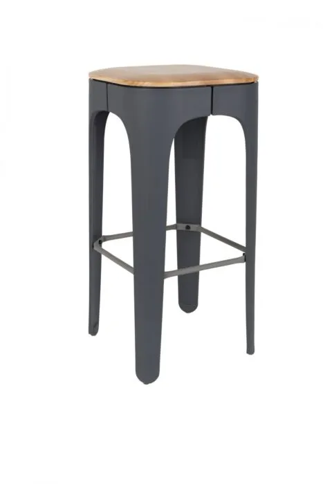 vanHarte Up-High barkruk-Dark grey Koopje