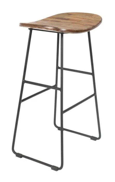 Op = Op vanHarte Tangle barkruk-Natural-Zithoogte 62 cm