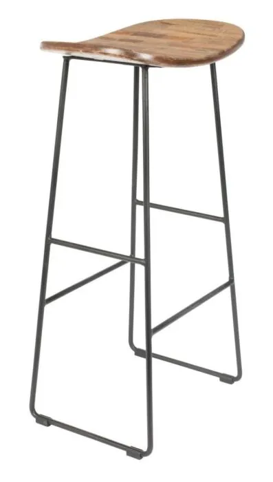 vanHarte Tangle barkruk-Natural-Zithoogte 76 cm Hoge Kwaliteit