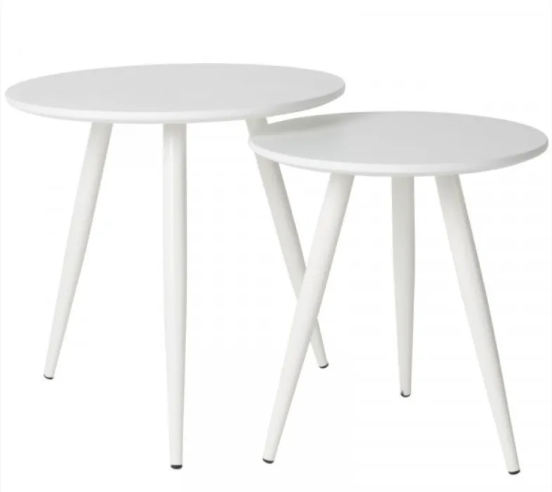 Express Levering vanHarte Daven tafelset-Wit