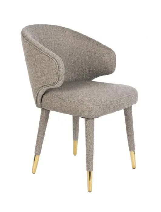 Dutchbone Lunar eetkamerstoel-Taupe Bestseller