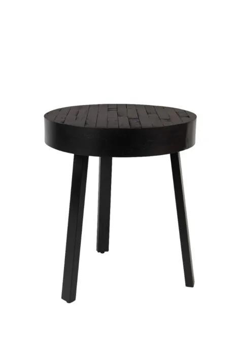 Fabrieksprijs vanHarte Suri Black Round bijzettafel
