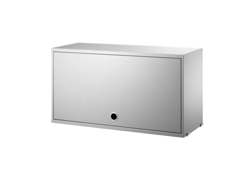 Superprijs String Cabinet with Flip door wandkast-Grey