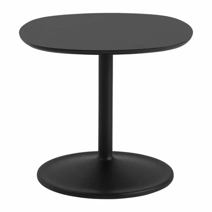 muuto Soft Rectangular bijzettafel-Black Premium
