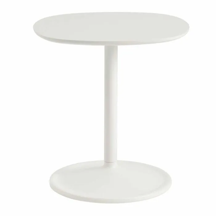 muuto Soft Rectangular hoog bijzettafel-Off-white Gratis Retour