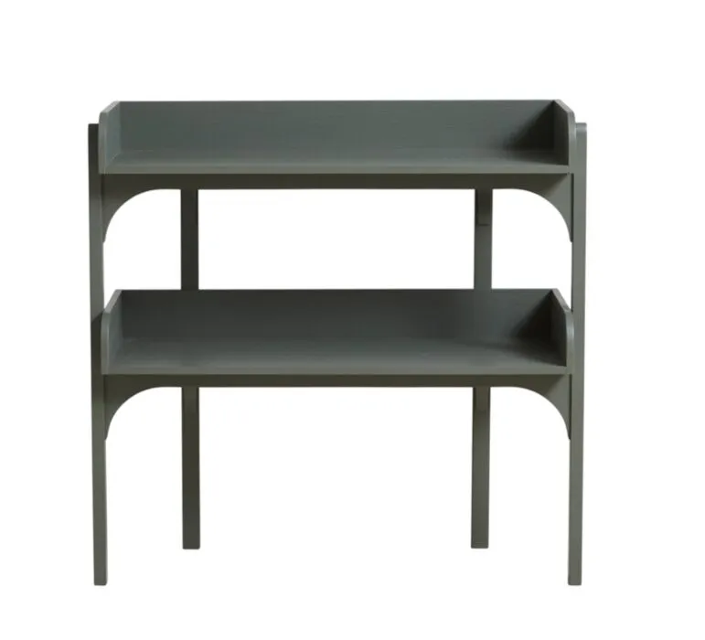 WOUD Utility Shelf side table-Dusty green Speciale Aanbieding