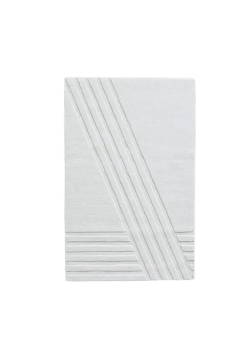WOUD Kyoto vloerkleed-90x140cm-Off-white Betaalbaar