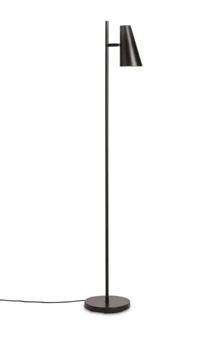 WOUD Cono vloerlamp-Zwart Premium
