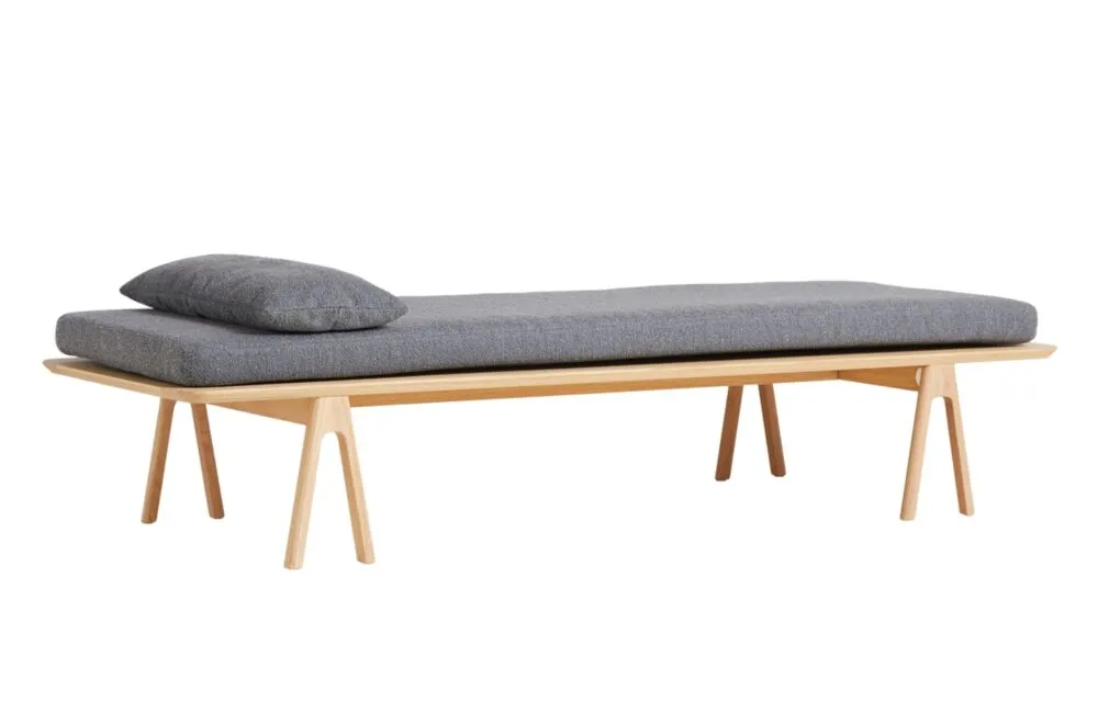 Hete Deal WOUD Level Daybed bank-Eiken-Grey