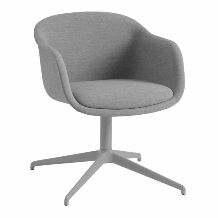 Gecertificeerd muuto Fiber Conference armstoel-Remix 133/Grey