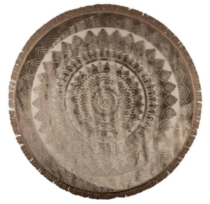 Populair Dutchbone Nelson vloerkleed-Caramel Brown