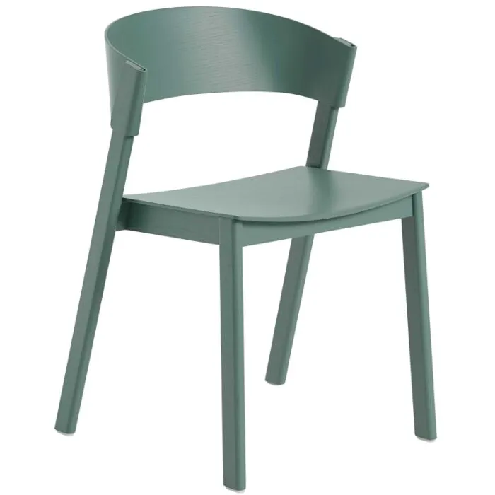Express Levering muuto Cover Side Chair stoel-Green OUTLET
