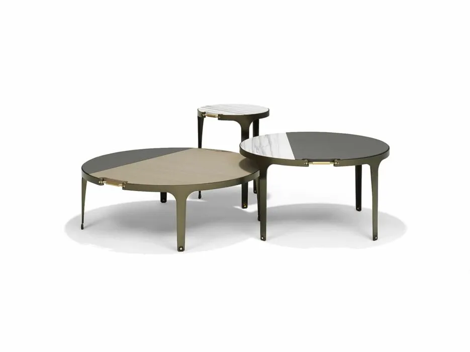 Linteloo Clamp bijzettafel set van 3 Uitverkoop