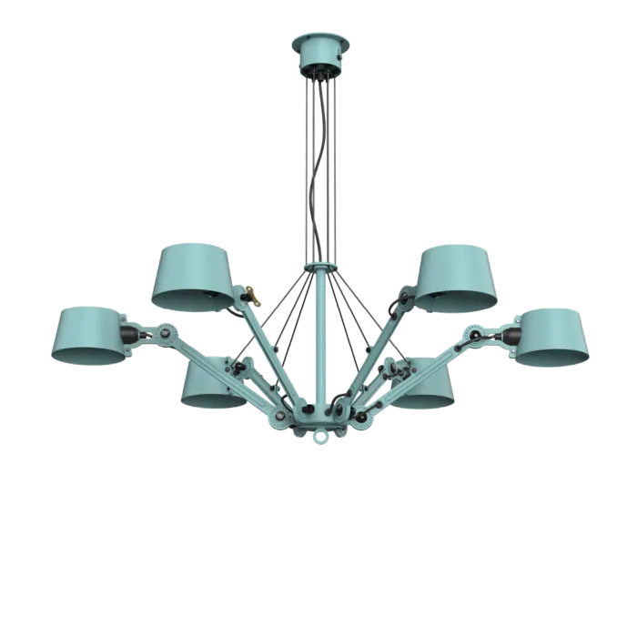 Betrouwbaar Tonone Bolt 6 Arm Chandelier hanglamp-Ice Blue