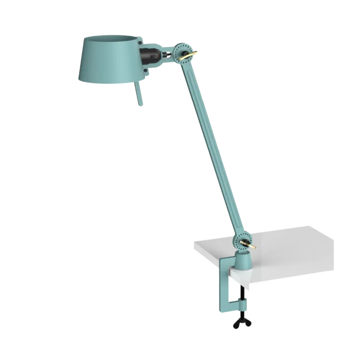 Populair Tonone Bolt 1 Arm Clamp bureaulamp-Ice Blue