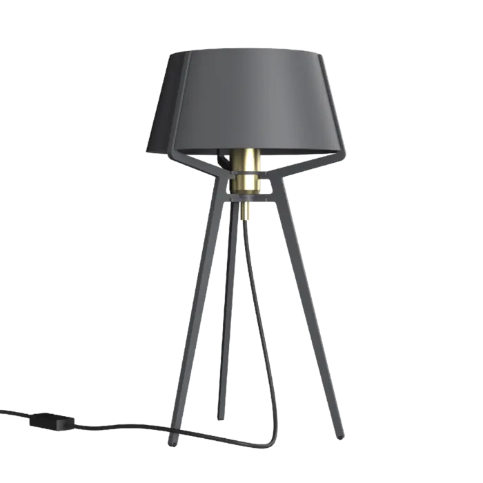 Hoge Kwaliteit Tonone Bella tafellamp-Midnight grey