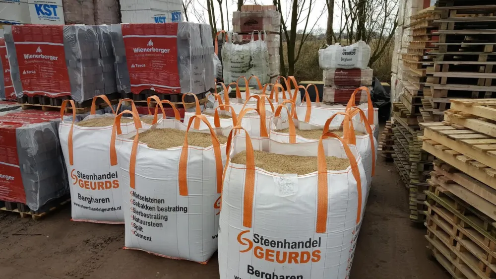 Vulzand in 1 m3 bigbag. Fabrieksprijs