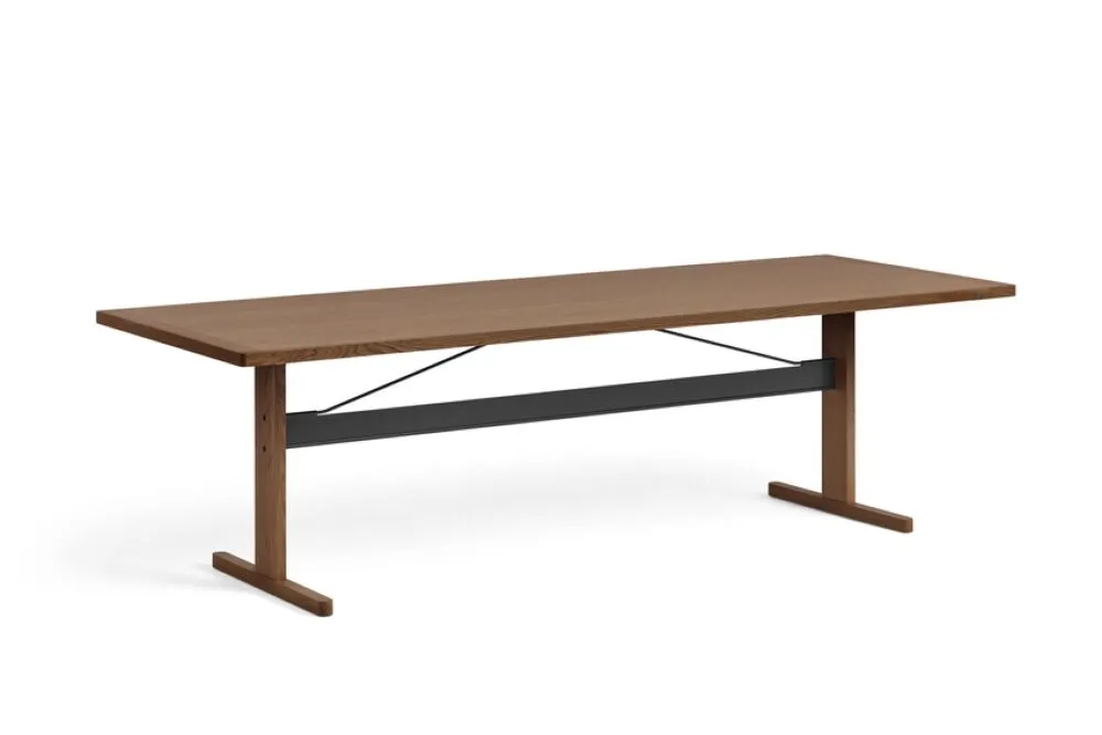 Gecertificeerd HAY Passerelle eettafel-Walnut / Ink Black-260x95 cm