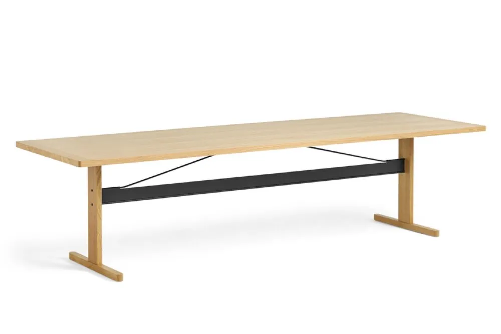 Uitverkoop HAY Passerelle eettafel-Oak / Ink Black-200x90 cm