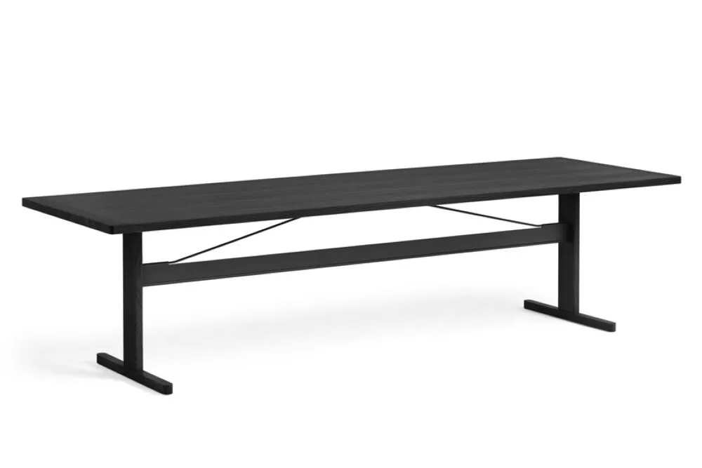 Betrouwbaar HAY Passerelle eettafel-Oak black / Ink Black-300x95 cm