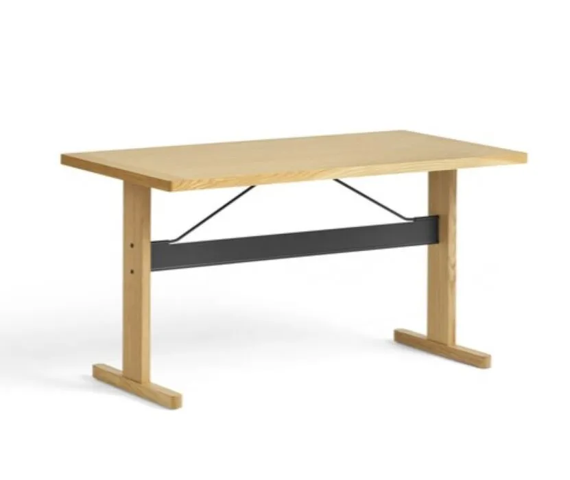 Gratis Retour HAY Passerelle hoge tafel-Oak / Ink Black