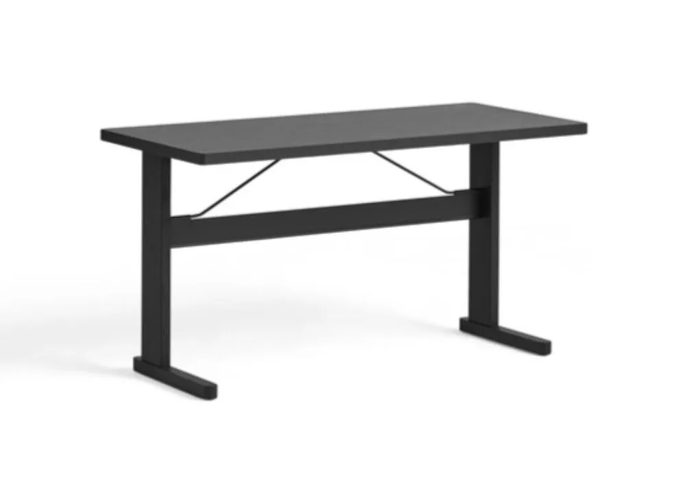 Nieuw HAY Passerelle bureau-Oak black / Ink Black