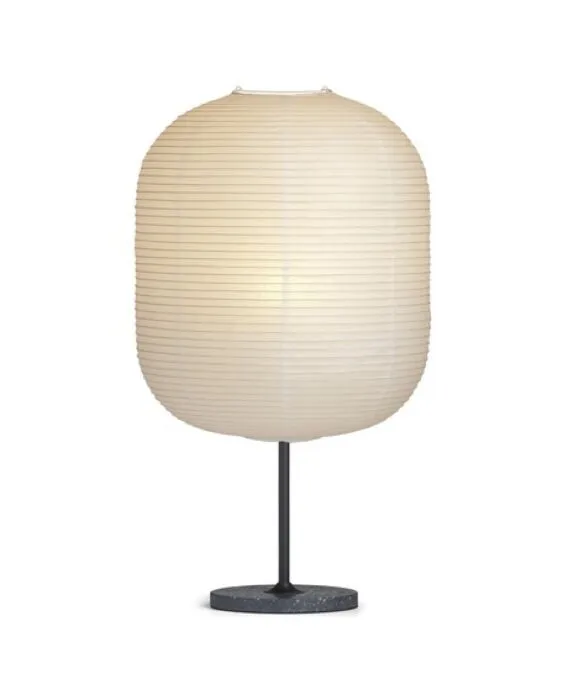HAY Common Rice Paper tafellamp-ovaal-Soft Black Terrazzo Express Levering
