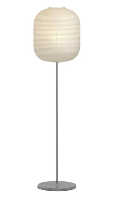 HAY Common Rice Paper vloerlamp-Summit Grey-ovaal Premium